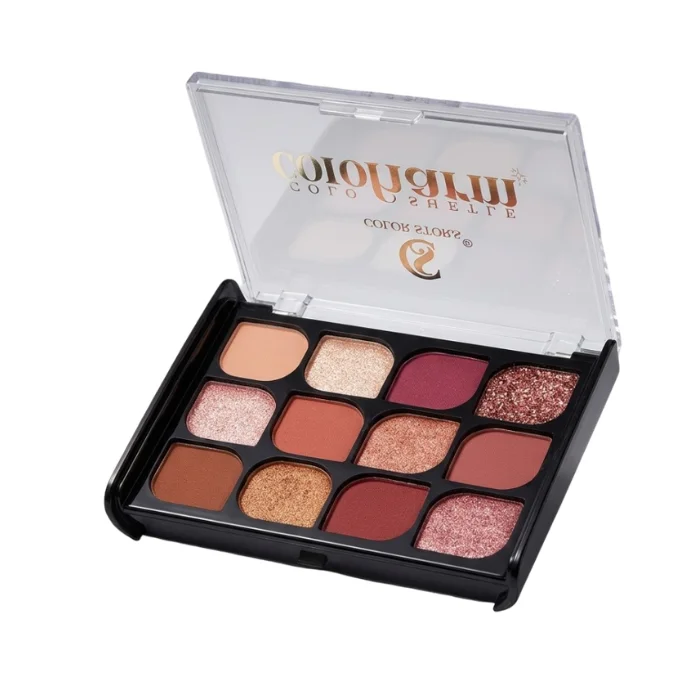 Color-Stroke-EyeShadow-Pallete-12-Colors-3 Color Stroke EyeShadow Pallete 12 Colors