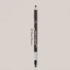 Half and Half Arch Dark Brown Eyebrow Pencil & Brush (Pack of 2)