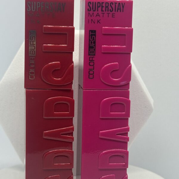 Superstar Colour Burst Liquid Matte Lipstic Pinks $ Reds
