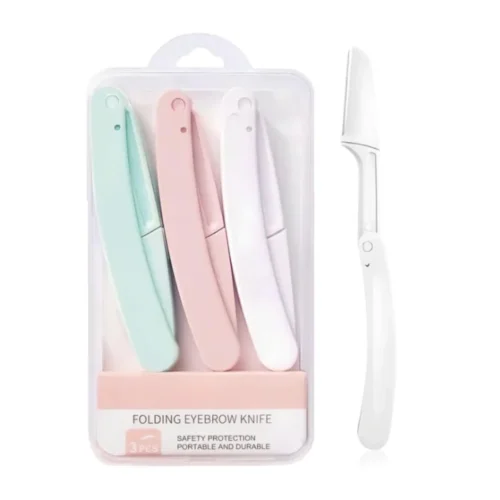 Folding Eyebrow Knife
