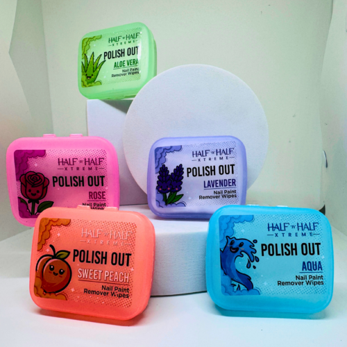 Half N Half Polish Out Nail Paint Remover Wipes