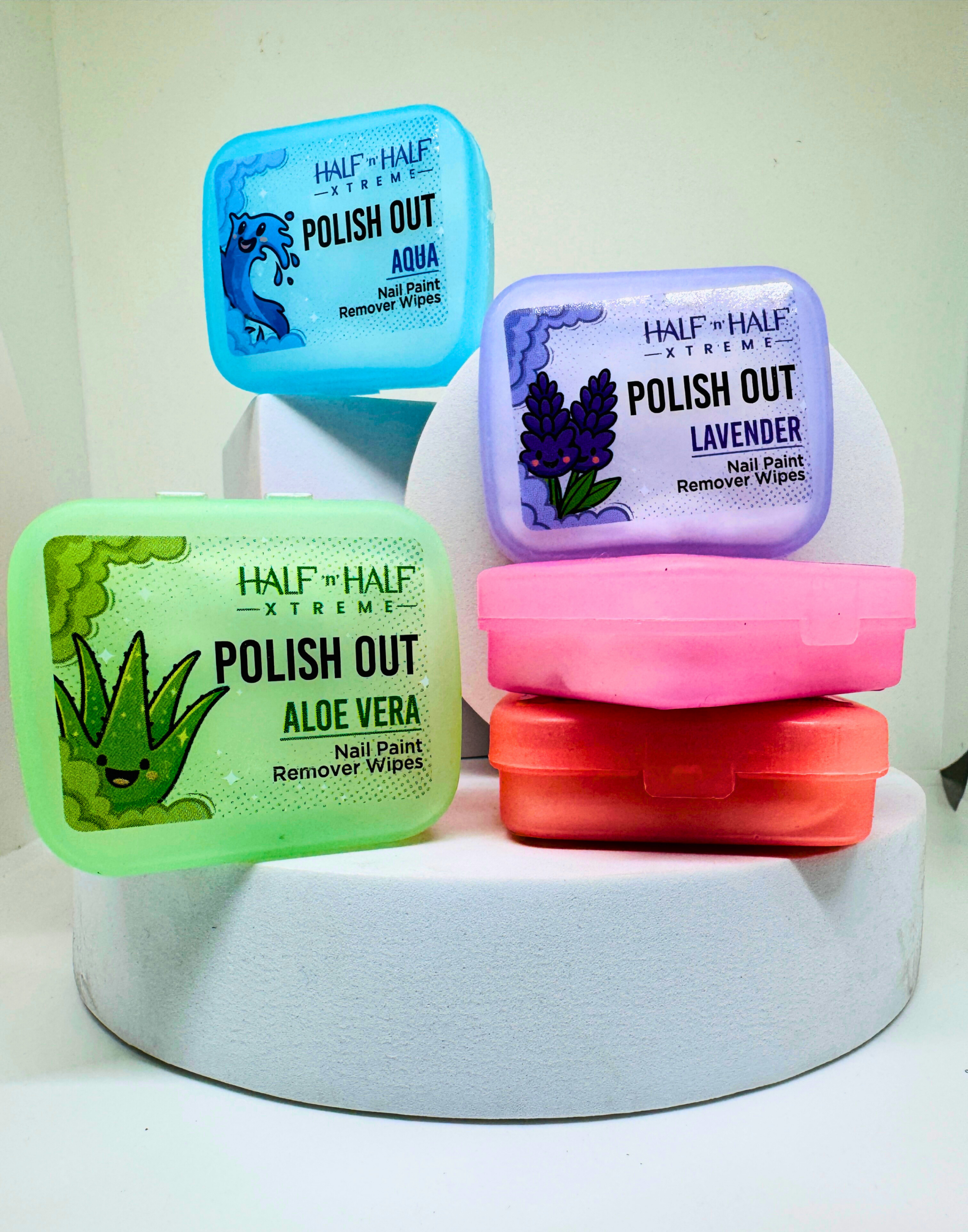 Half n Half Polish Out Rose Nail Paint Remover Wpes2