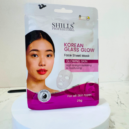SHILLS PROFESSIONAL Korean Glass Glow Face Sheet Mask