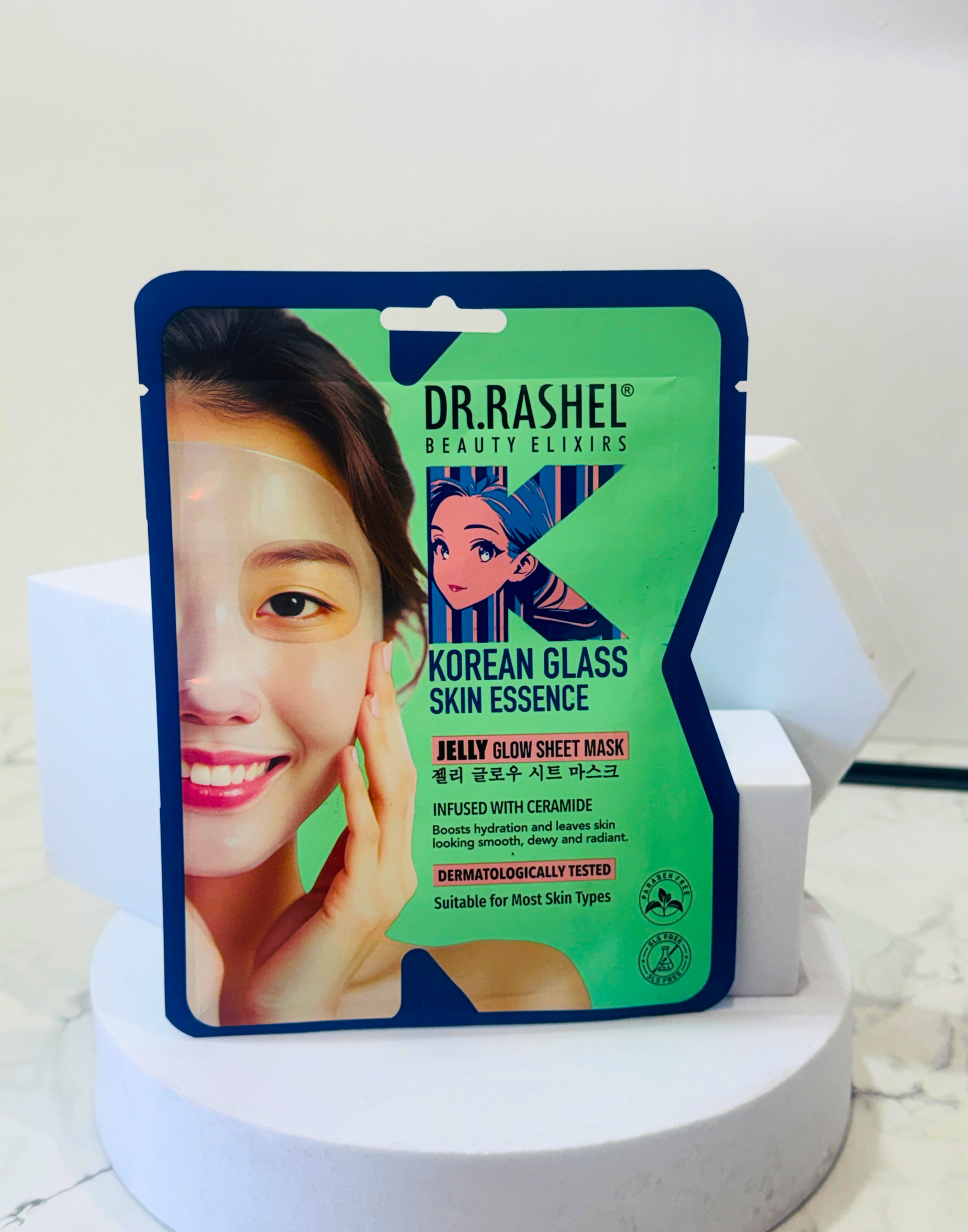 Korean Glass Skin Essence Jelly Glow Sheet Mask