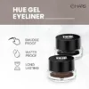 Mars Black & Brown HUE Gel Eyeliner With 2 Brush Set