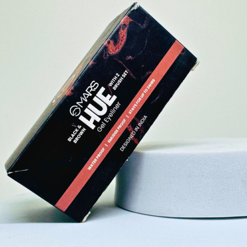 Mars Black & Brown HUE Gel Eyeliner With 2 Brush Set