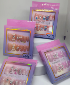 Romantic Myth Press on Nails 12 Pcs Assorted