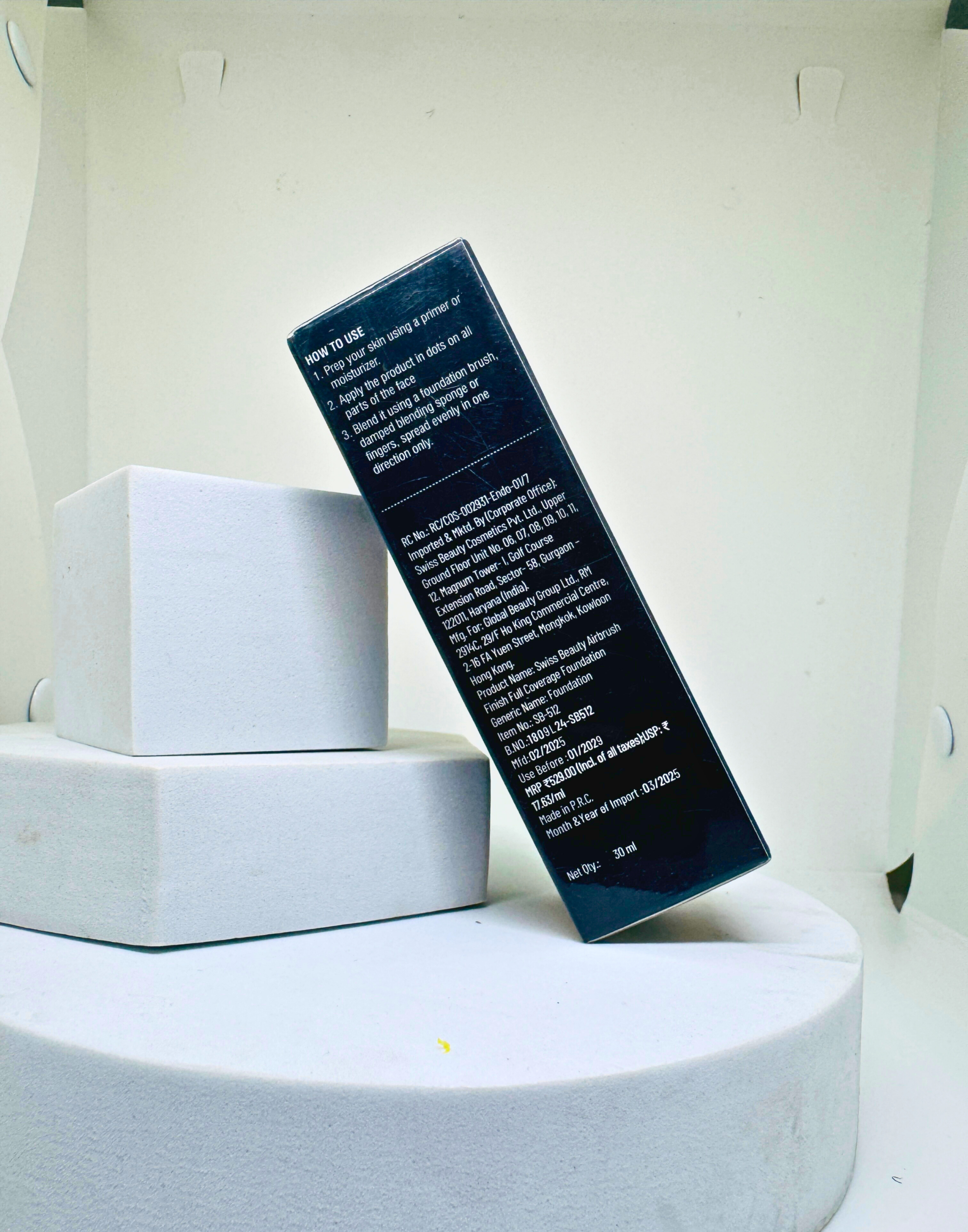 Swiss Beauty Airbrush Finish Full Coverage Foundation