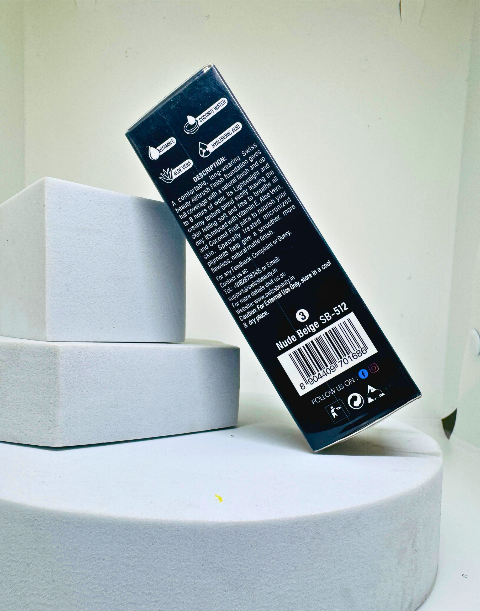 Swiss Beauty Airbrush Finish Full Coverage Foundation3