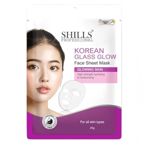 SHILLS PROFESSIONAL Korean Glass Glow Face Sheet Mask