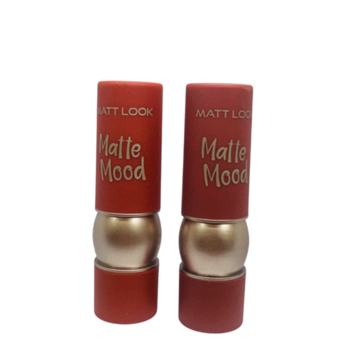 MATT LOOK Matte Mood Smoked Peach & Spicy Brown